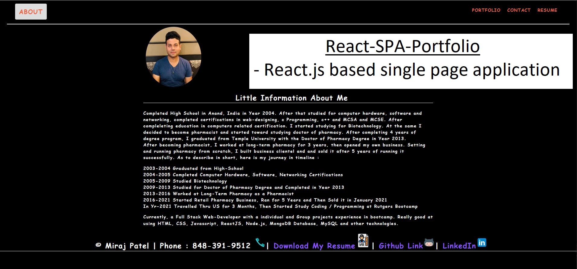 react-SPA-portfolio Project-29