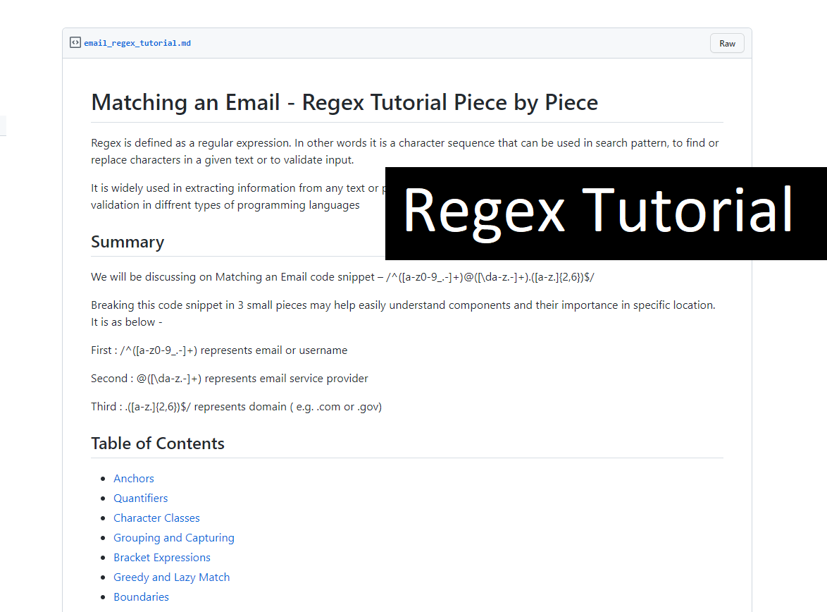 Regex-Tutorial Project-24